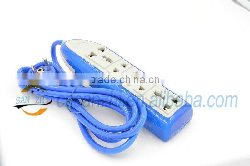 EU type practical power charger socket outlet with switch cable for Europe Indonesia Vietnam etc