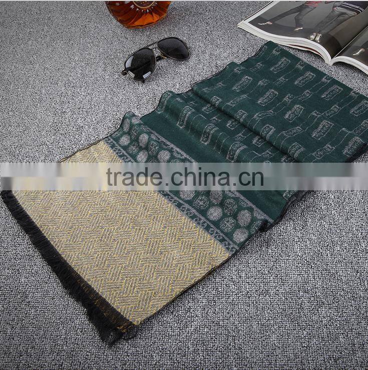 Popular Men Winter Warm Classical Scarf Tassels Scarves Long cotton Shawl