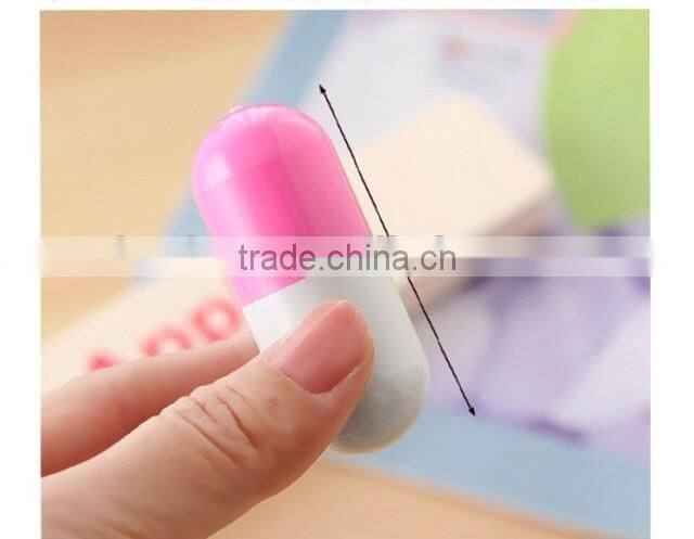 Cheap wholesale plastic pen pill shaped pen for hospital business gifts