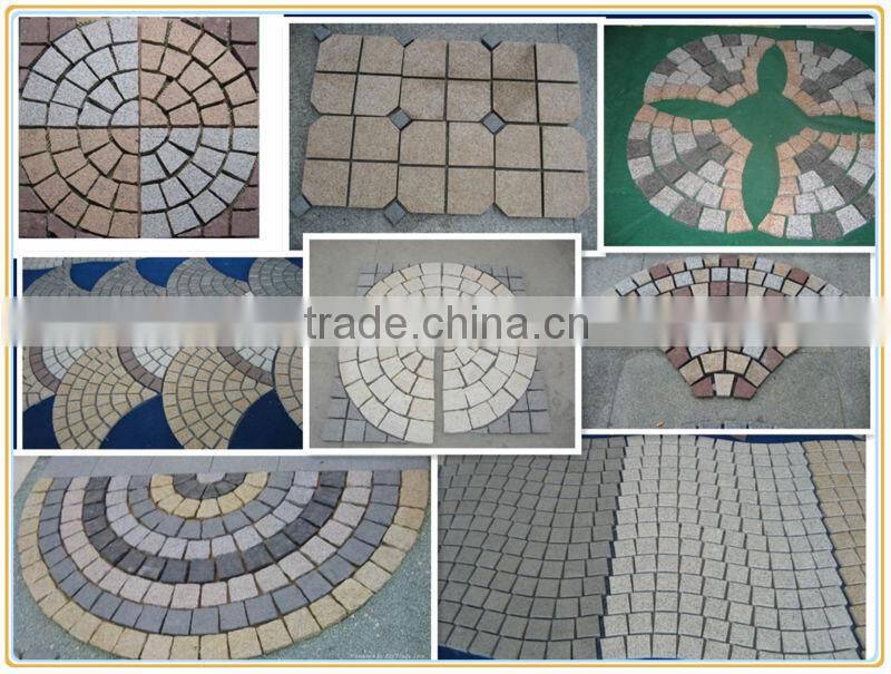 China red prophyry granite 10x10 driveway paver