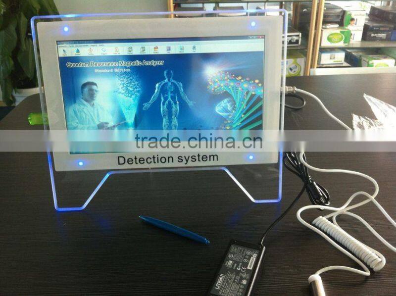 Fully touch screen quantum magnetic resonance analyzer with 41 reports