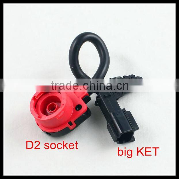HID D2S D2R D2C Harness Big Ket Cable Wires Socket Adapter Connector Xenon HID relay Harness