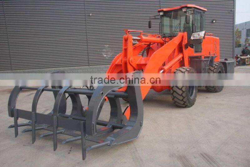 SZM946L 4Ton International New Front End wheel loader with wood grabble, log grabble