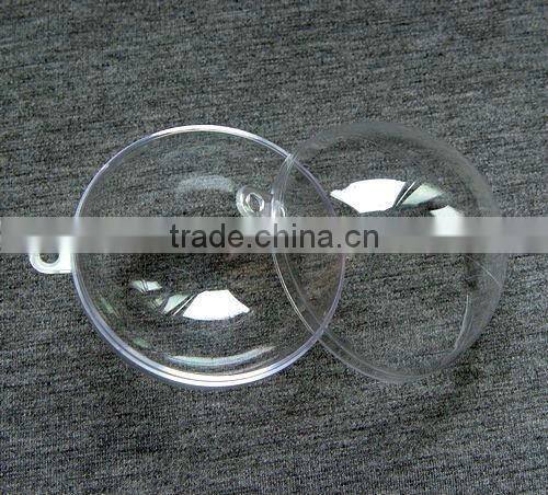 2013 christmas ornament plastic ball transparent