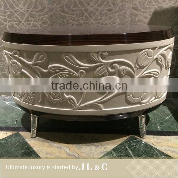 RB04-05 Delicated Carving Nightstand from JL&C Luxury Classic Home Furniture (China Supplier)