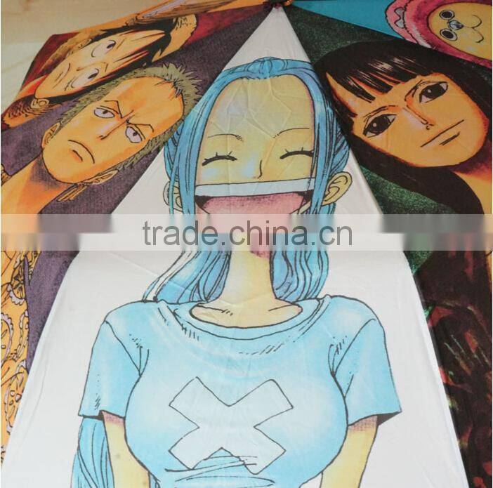 Cheap Rain Manga Umbrella , Oil Painting Umbrella