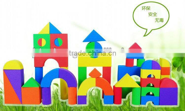 plastic large building blocks toy