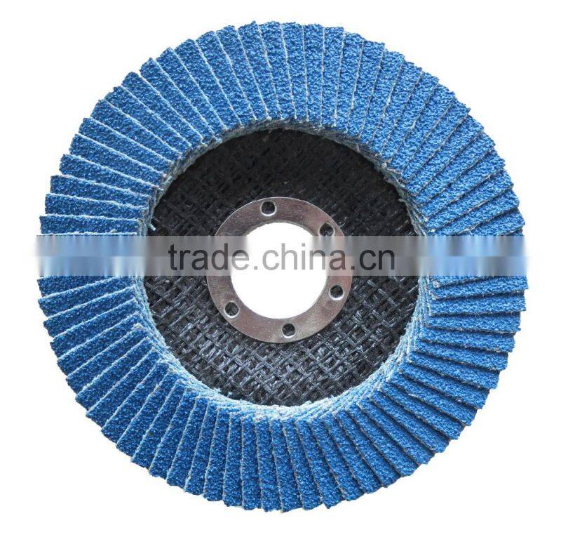zirconia abrasive flap disc for polishing stainless steel