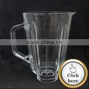 20.5oz blender replacement jar cylinder clear glass jars for sale