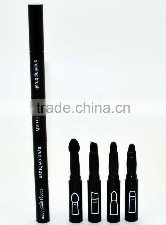 4 pcs stackble gift promotional cosmetic brush