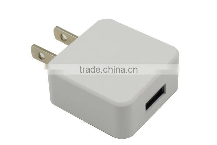 Long use life smart phone universal USB wall charger with lights