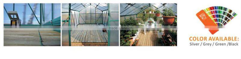 14*8 Do-it-Yourself Aluminum Walk-in Garden Greenhouse