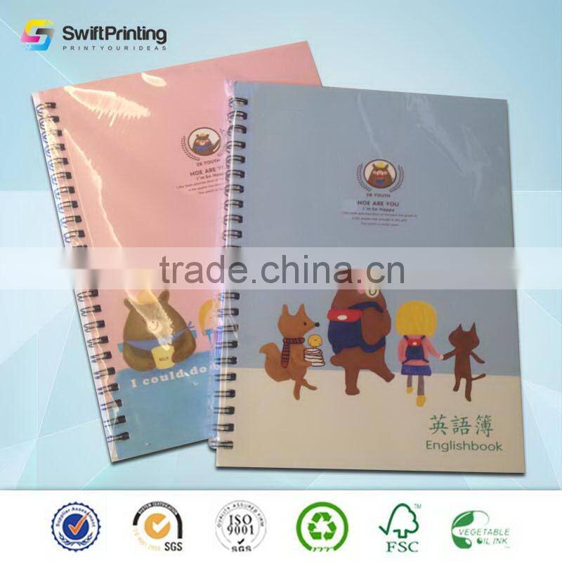High quality best sell fashionable beautiful notebook printing