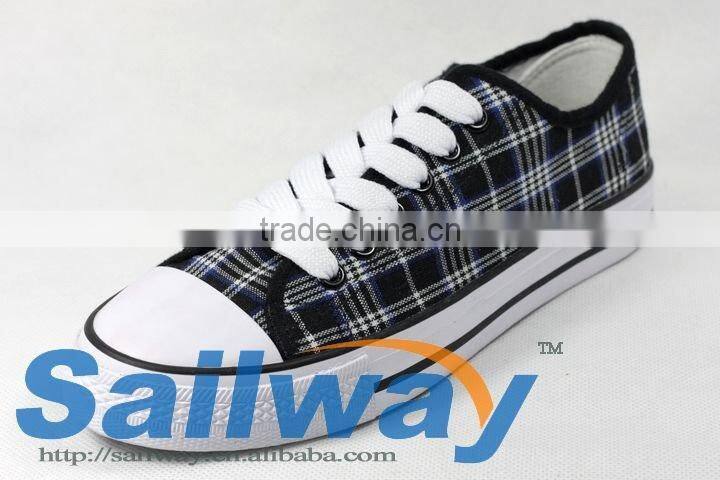 New Low Top Canvas Sneakers Men Shoes All Sizes Check