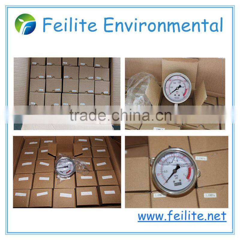 All stainless steel Liquid Filled pressure gauge
