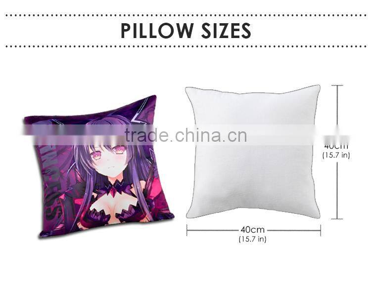 New Yoshino - Date a Live Anime Dakimakura Square Pillow Cover SPC38