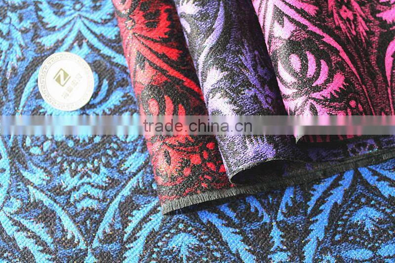 Some shine jacquard acrylic fabric