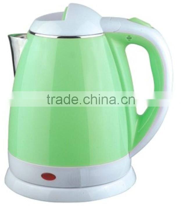 green color plastic kettle