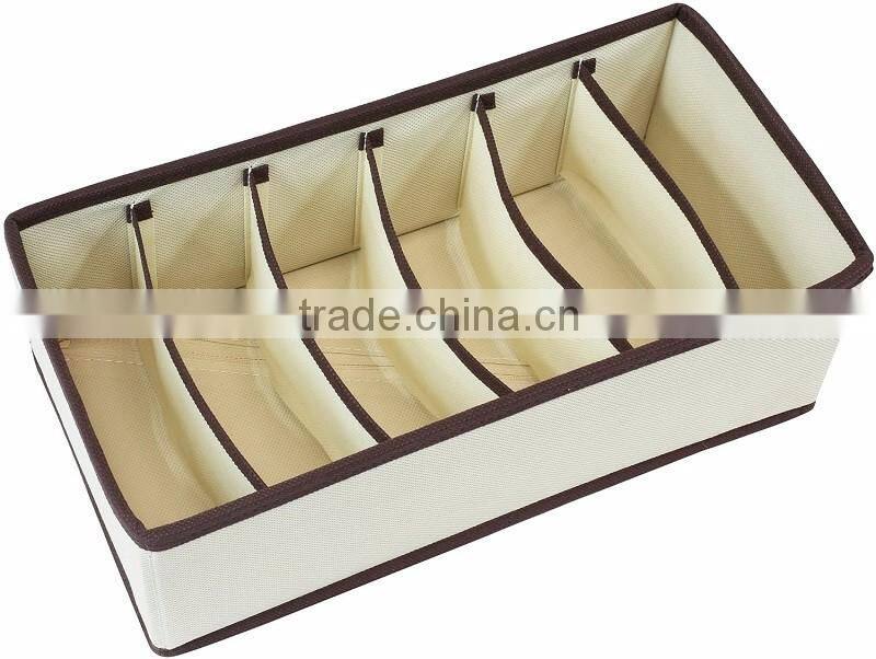 Collapsible Storage Boxes Bra Underwear Closet Organizer Drawer Divider 4 Set