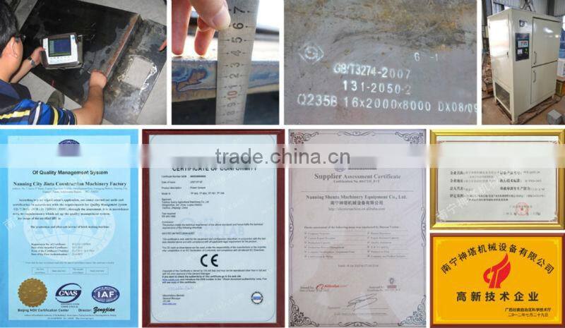 Hot sale! PLC controller,import hydraulic valve. ShentaQTY6-15 automatic fly ash brick making machine in india price