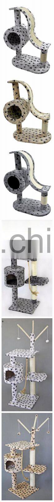 BSCI Pet Factory Luxury Cat Tree Toy Furniture Cat Sisal Scratcher