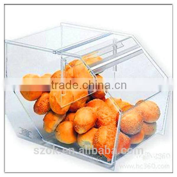 Hot sale competitive price acrylic food box for wholesale