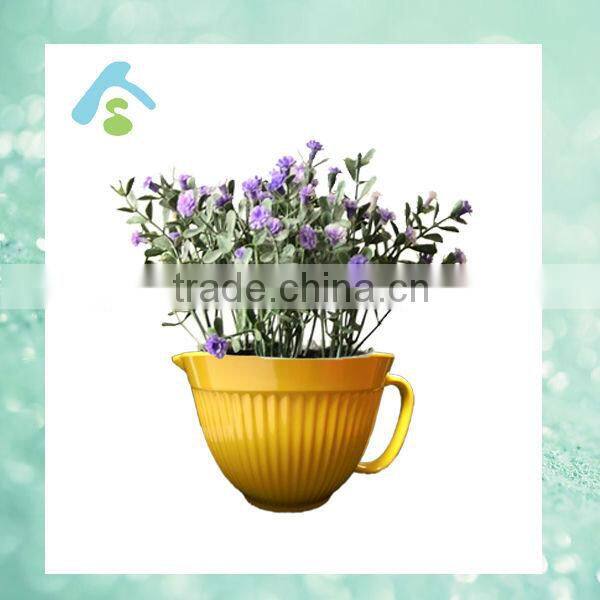 durable melamine wholesale flower pots,bamboo eco-friendly flower pot,2016 houseware
