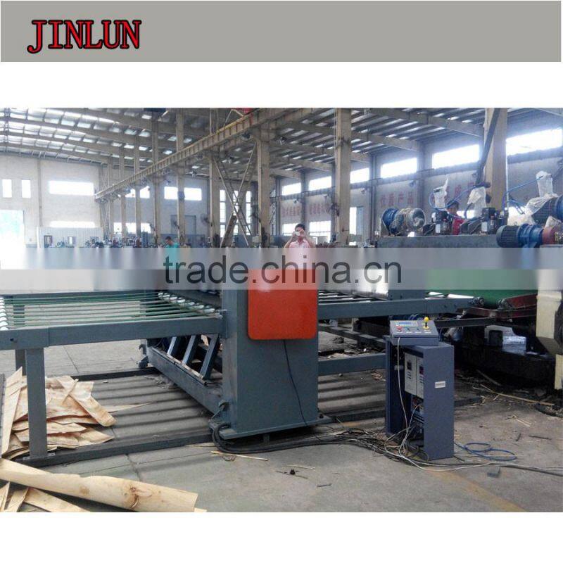 Wood veneer clipper machine for cutting veneer