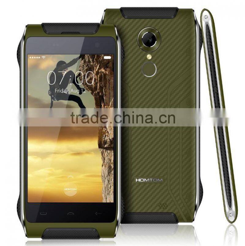 Original HOMTOM HT20 Waterproof IP68 MTK6737 Quad Core Android 6.0 Mobile Phone Cell Phone 2G RAM 16G ROM Fingerprint Smartphone