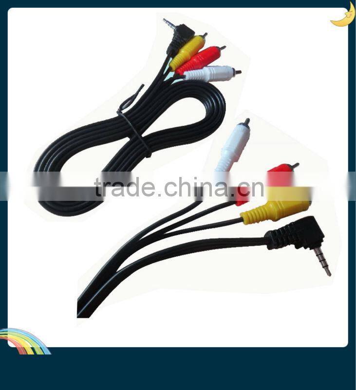 Hot sale 2RCA 3.5mm to av cable// component av cable,4rca plug to 4 rca plug