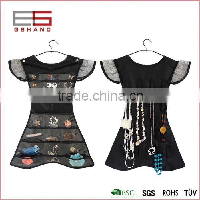 factory sale polyeater hanging jewelry dress organizer