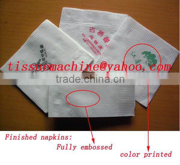 Fastest 2500 Piece Automatic Printing Napkin Paper Machine