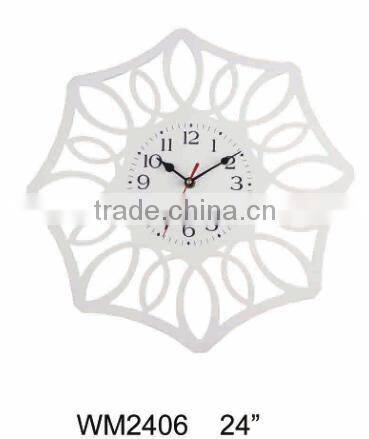 24 Inches HOUSEHOLD MDF WALL CLOCK