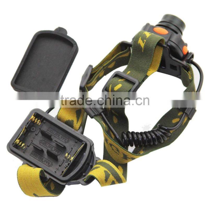 100M Distance Head Lamp 3* AAA Battery 900 Lumens LED Lamp IR Sensor Headlight Headlamp Lantern Flashlight Outdoor Camping