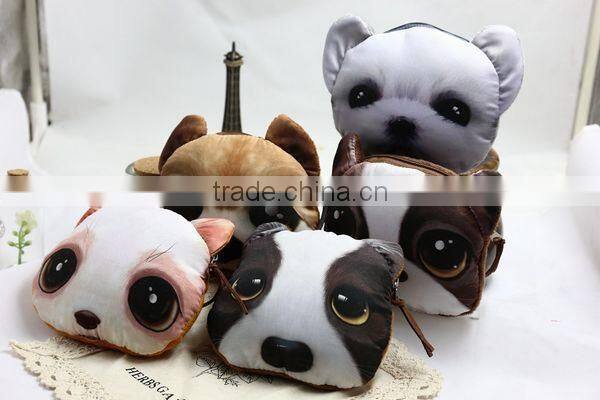 Personality Cat-people Fabrics Unisex Coin Wallet Wholesale ZTCW-0032