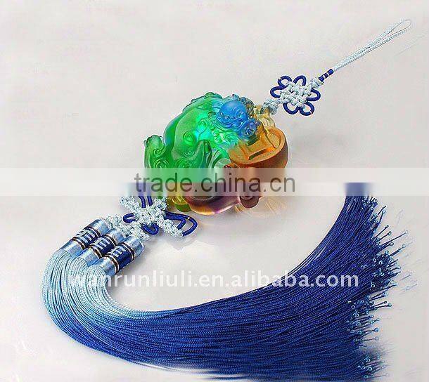 crystal home ornament -- chinese pig dragon---BC010