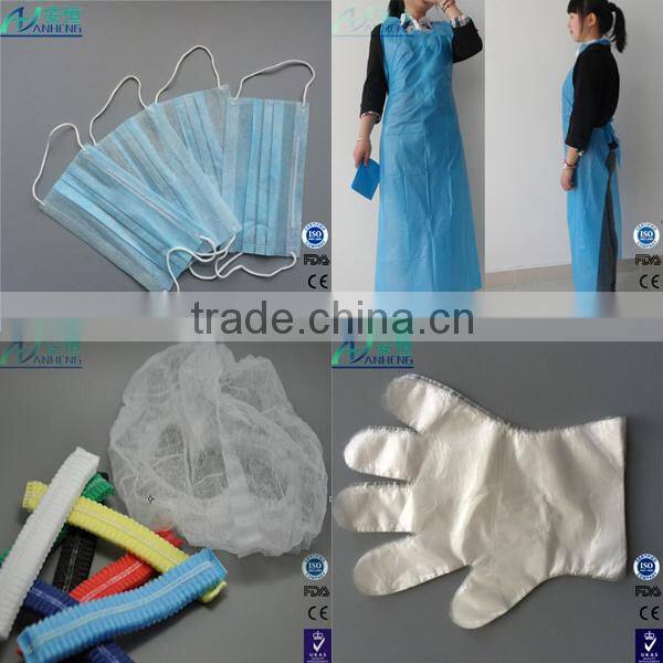 100 pcs Polyethylene PE Disposable Gloves Food Preparing Glove Food Grade Gloves