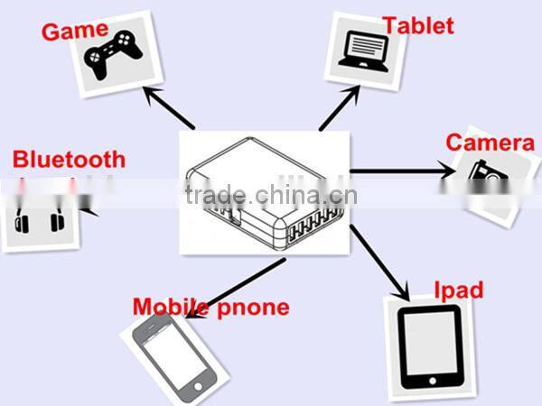 5V 7A 6 port USB Charger Universal USB Wall Charger For Home Travel