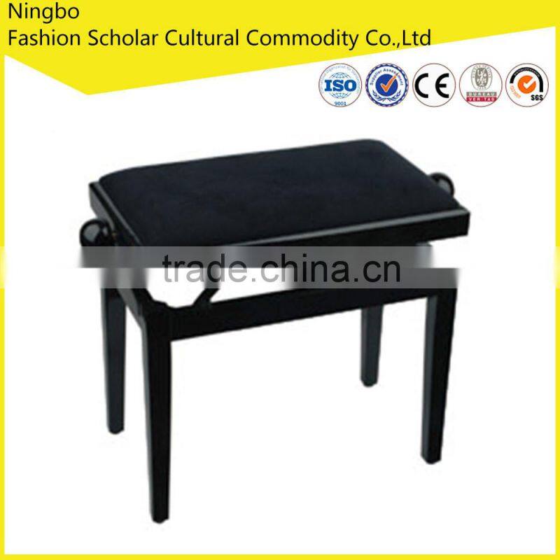 solid wood piano bench