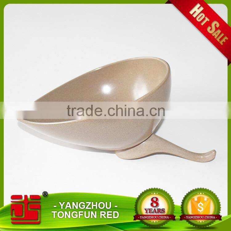 New products of wholesale rice husk cutlery decorative fruit bowl