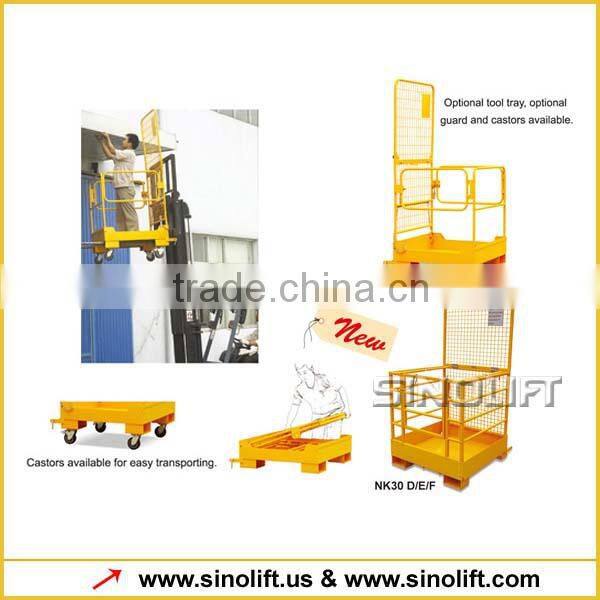 SINOLIFT Portable NK Series Forklift Mounted Aerial Work Platform With CE