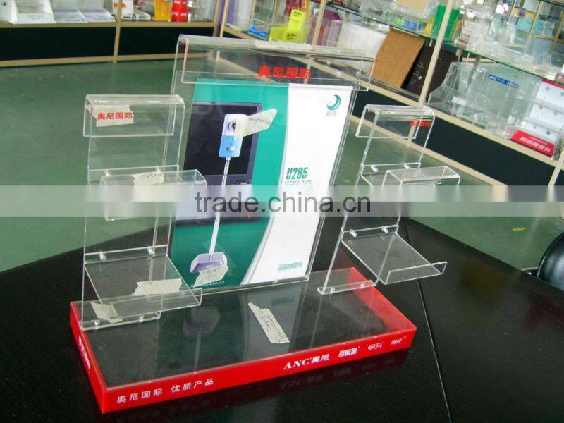 High quality gloss good acrylic bins for collect basket ball