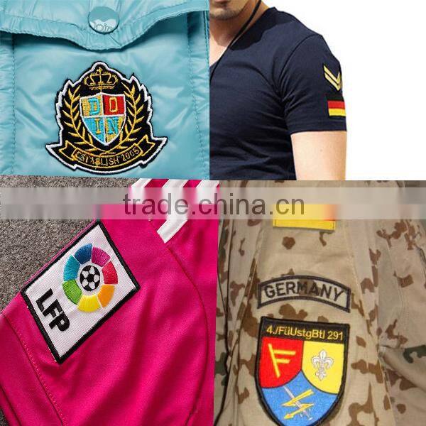 garment accessory woven shoulder patch for work clothes