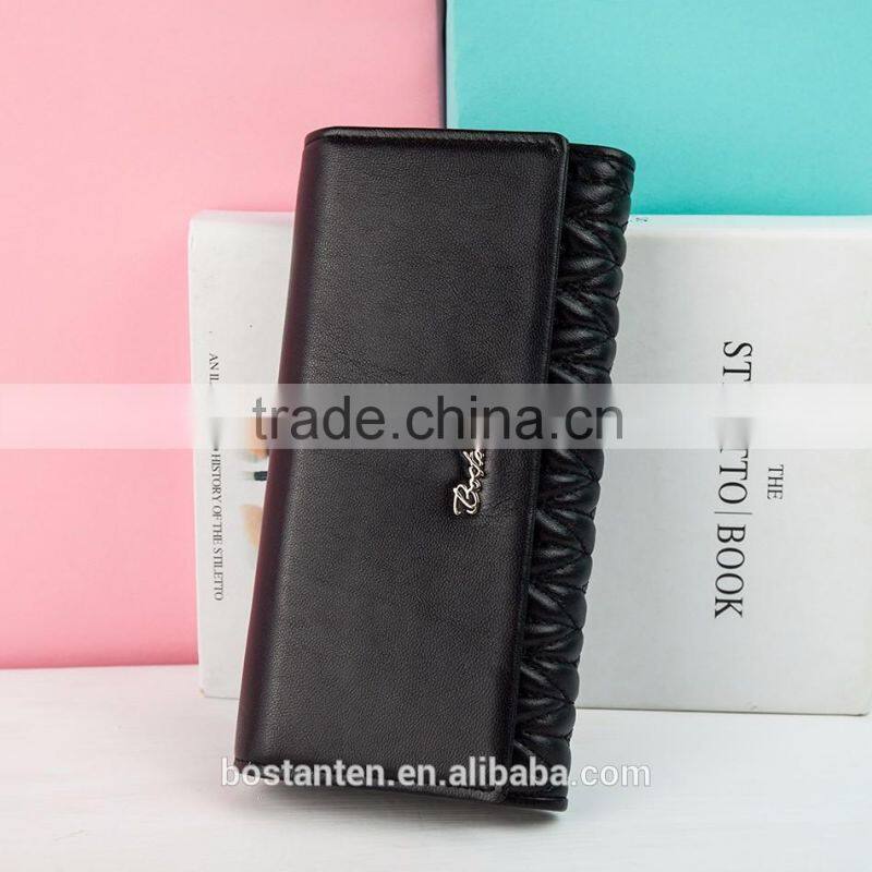 rose red fashion trendy women wallet purse hand bags leather