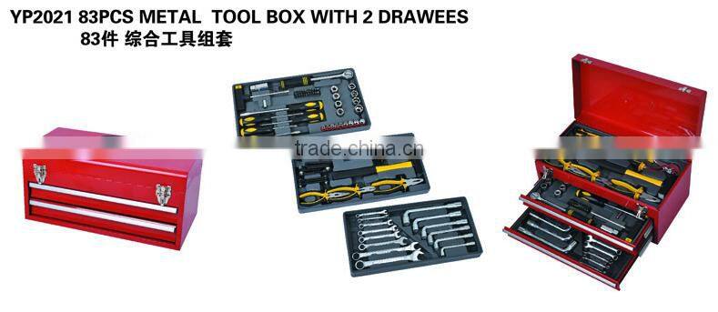 83 PCS Metal Tool Box With
