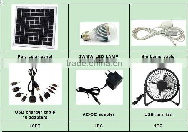solar power system for no electricity area