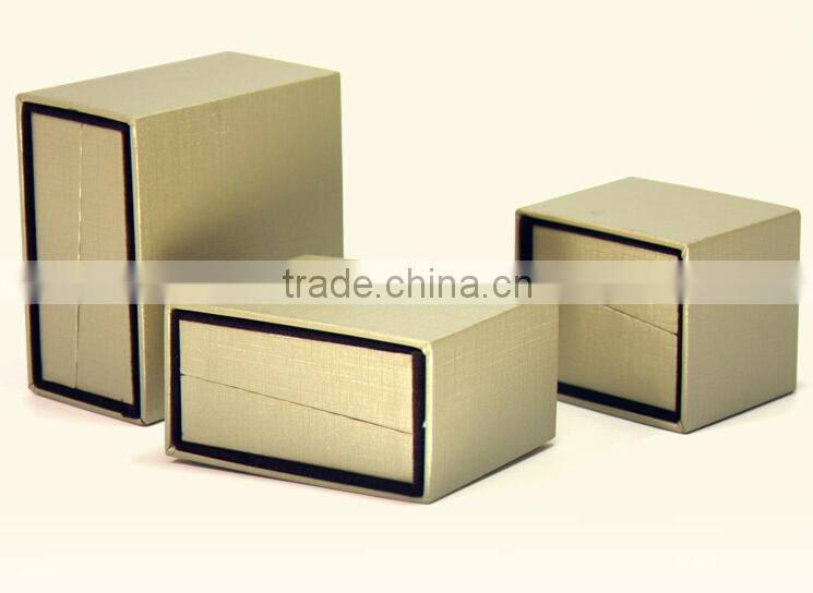 Custom Made Jewelry Box Sets Gold Color Paper Box Gift Boxes