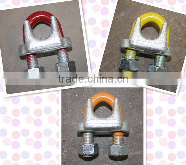 Fast selling metal wire clamp, u type cable clamp