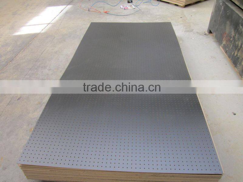 White melamine 6mm MDF pegboard