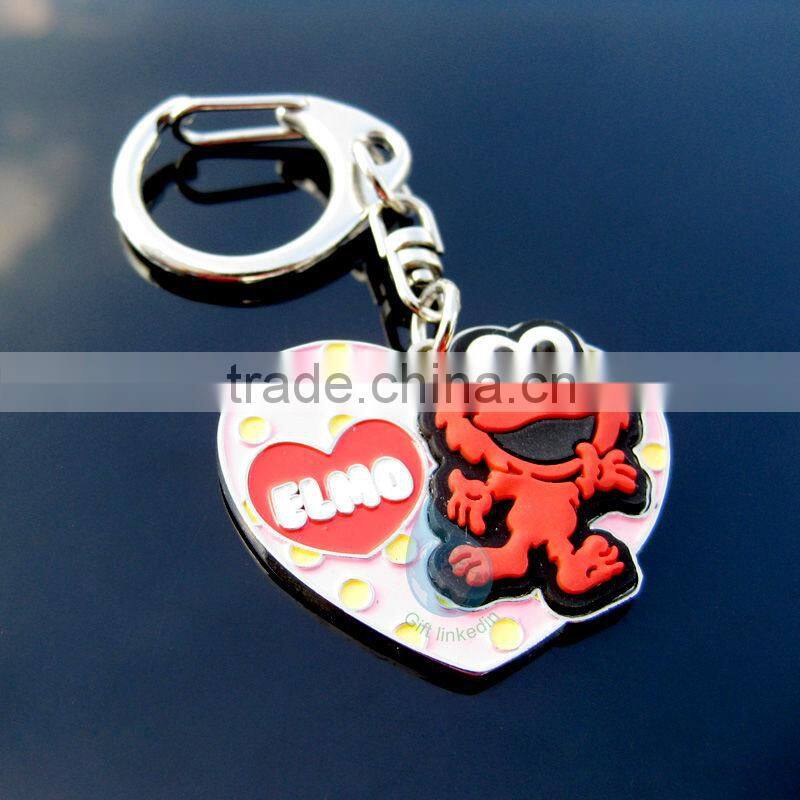Custom baseball pvc keychain